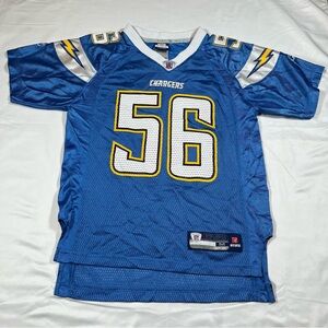 Rebook San Diego Chargers jersey #56 Shawne Merriman Size 10-12 Youth NFL Kids